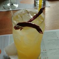 Dessert drink at TIME Vegetarian Kitchen in Santo Domingo