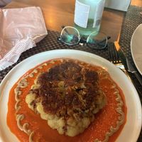 cauliflower steak   at TIME Vegetarian Kitchen in Santo Domingo