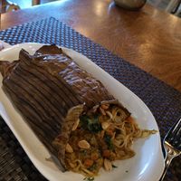 Fideos de arroz at TIME Vegetarian Kitchen in Santo Domingo