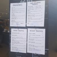 Menu for everyone at The Coffee Counter in Brighton
