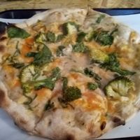 Veggie D'White pizza at Grumpy Panda Slice Shop & Deli in Gateshead