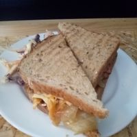 Sausage Melt Sandwich at Grumpy Panda Slice Shop & Deli in Gateshead