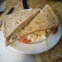 "Egg" & "Bacon" sandwich. at Grumpy Panda Slice Shop & Deli in Gateshead