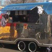 Grumpy panda on wheels at Grumpy Panda Slice Shop & Deli in Gateshead