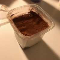 Veegan tiramisu at Behov in Copenhagen