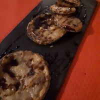 Honey fried aubergine. at San Francisco Uno in Cadiz