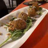 Garlic and spinach croquettes at San Francisco Uno in Cadiz