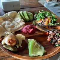 Burrito bowl at The Juicery Cafe in Pokhara