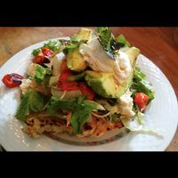 Amazing avo salad  at The Juicery Cafe in Pokhara