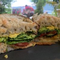 Vegan BLAT at The Juicery Cafe in Pokhara