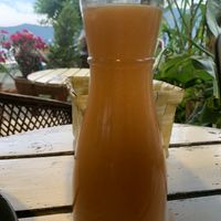 Immune Booster cold pressed juice  at The Juicery Cafe in Pokhara