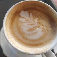 Cappuccino with soy at Dolce Pisa in Pisa