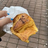 Croissant with red fruits (? I think)   at Dolce Pisa in Pisa