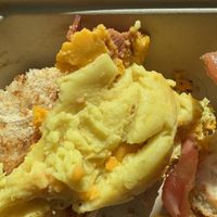 Mushy egg  at Taste Budd's Cafe in Red Hook