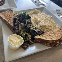 Tofu/mushroom scramble !  at Simply Green Cafe in Ramsey