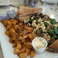 Tofu Scramble at Simply Green Cafe in Ramsey