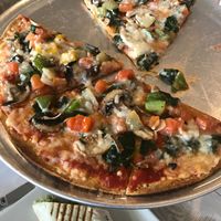Veggie Pizza at Simply Green Cafe in Ramsey