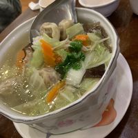Dumpling soup   at Mei Sin 美欣素食 in Hualien