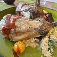 Miso aubergine at Abbaco in Mallorca