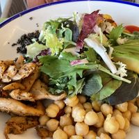 Huge vegan salad  at Abbaco in Mallorca