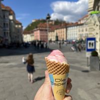 Beste Eis in Graz  at Die Eisperle - Kaiserfeldgasse in Graz