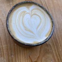 Lavender honey latte  at Bearcat Cafe - Uptown in New Orleans