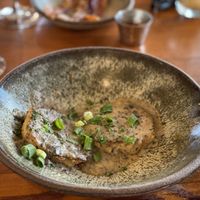 Vegan Biscuits and Mushroom Gravy at Bearcat Cafe - Uptown in New Orleans
