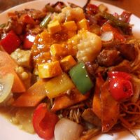 Plate 2 at Veggie Heroes - Blegdamsvej in Copenhagen