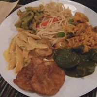 Vegan plates at Veggie Heroes - Blegdamsvej in Copenhagen