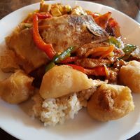 Vegan buffet at Veggie Heroes - Blegdamsvej in Copenhagen