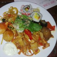 From the buffet at Veggie Heroes - Blegdamsvej in Copenhagen