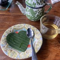All kinds of herbal teas from garden 😍  at Sarinbuana Eco Lodge Restaurant in Tabanan