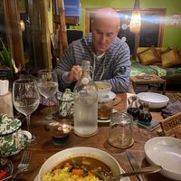 Dinner (you have to order few hours before) if you stay there. Everyday they have speciality dinner and you can use vegan or non vegan option  at Sarinbuana Eco Lodge Restaurant in Tabanan