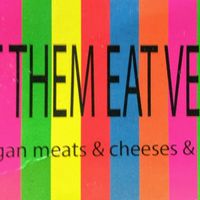 card front at Let Them Eat Vegan in Dunedin