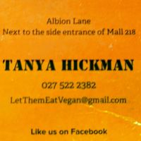 card back at Let Them Eat Vegan in Dunedin