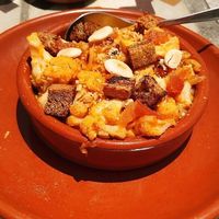 cauliflower migas at Tarifa EcoCenter in Tarifa