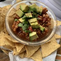 Soy ceviche  at Spirulina in Puerto Escondido