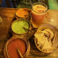 Nachos  at Spirulina in Puerto Escondido