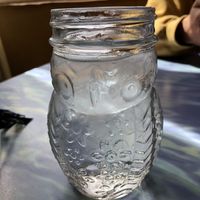 Owl mason jars😍 at The Toasted Owl Cafe - S Mikes Pike St in Flagstaff