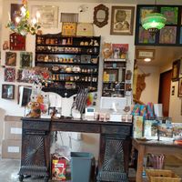 Hostess stand at The Toasted Owl Cafe - S Mikes Pike St in Flagstaff