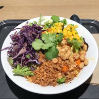 Vegan curry at Dean & David in Bremen