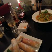 summer rolls and curry at Cao in Leipzig