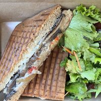 Portobello Panini  at Garden Cafe of Woodstock in Woodstock