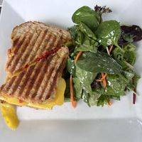 Tofu-mango sandwich   at Garden Cafe of Woodstock in Woodstock