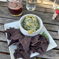 spinach and artichoke dip at Garden Cafe of Woodstock in Woodstock