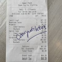 They gave us complementary desserts for our wedding 🥹  at Garden Cafe of Woodstock in Woodstock