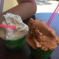 Thai tea flavored ! at Dolce Gelato in Laguna Beach