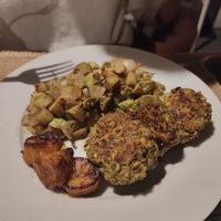 Lentil patties at Sat Nam in Antigua