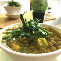 Lentil soup  at Sat Nam in Antigua
