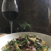 Pasta at Sat Nam in Antigua